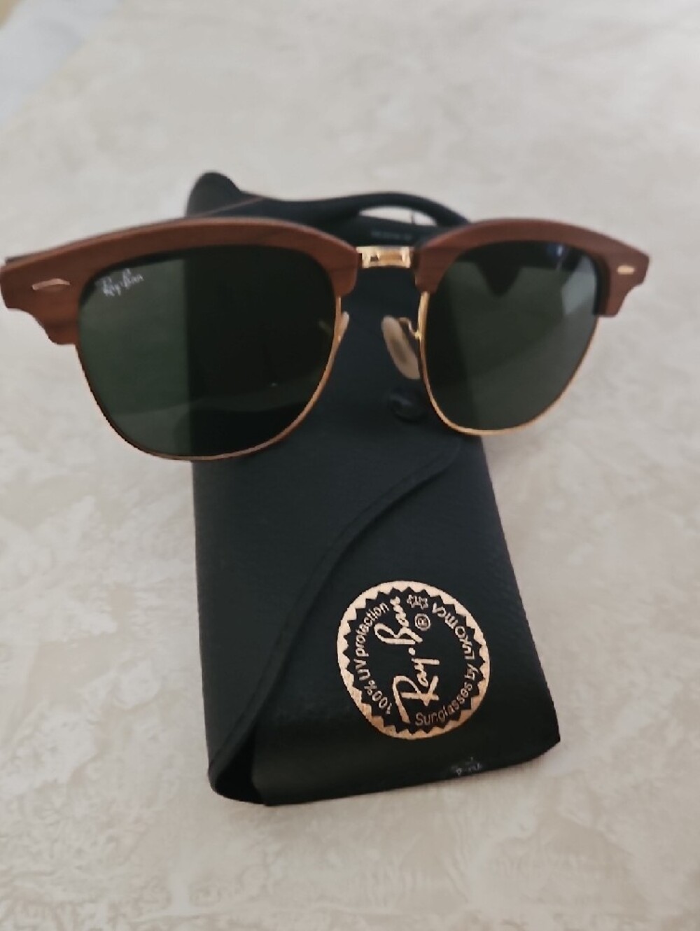 Ray-Ban Clubmaster Wood Sunglasses. - Picture 7 of 11